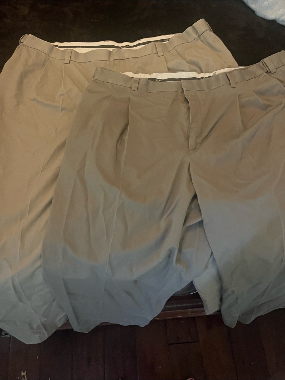 L.L. Bean Men’s Dress Pants in Light Khaki